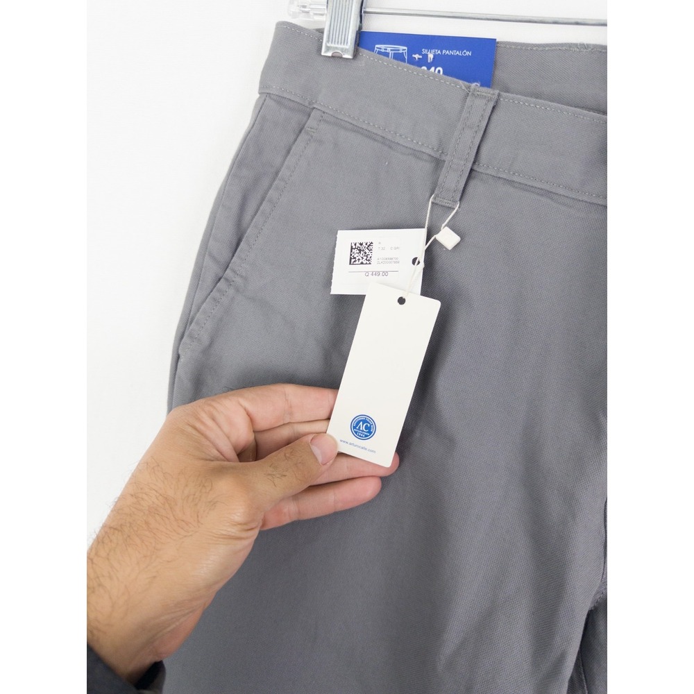 NWT Arturo Calle Pants Mens 32 Tapered Chino Pockets Flat Front Preppy - Picture 5 of 10